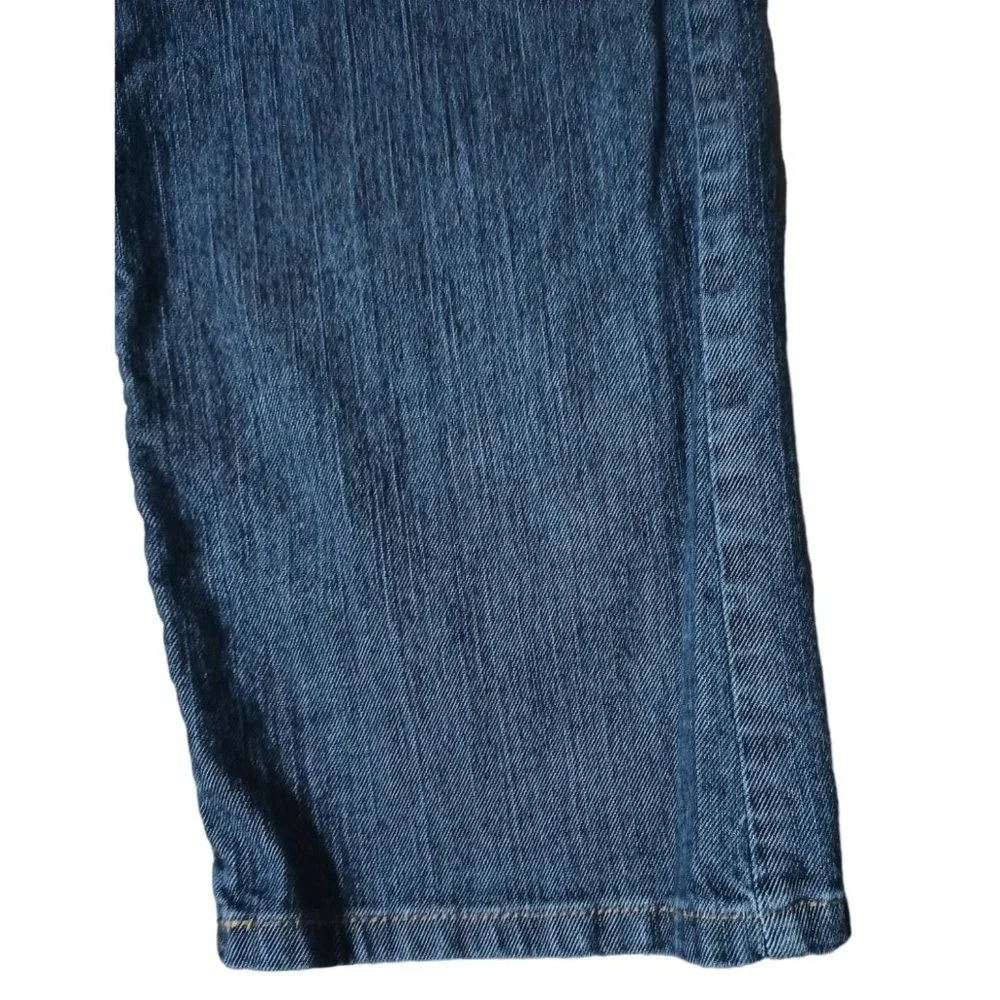 Nine West Jeans Womens Size 6 Straight Leg Blue Denim High Waist - Picture 4 of 15